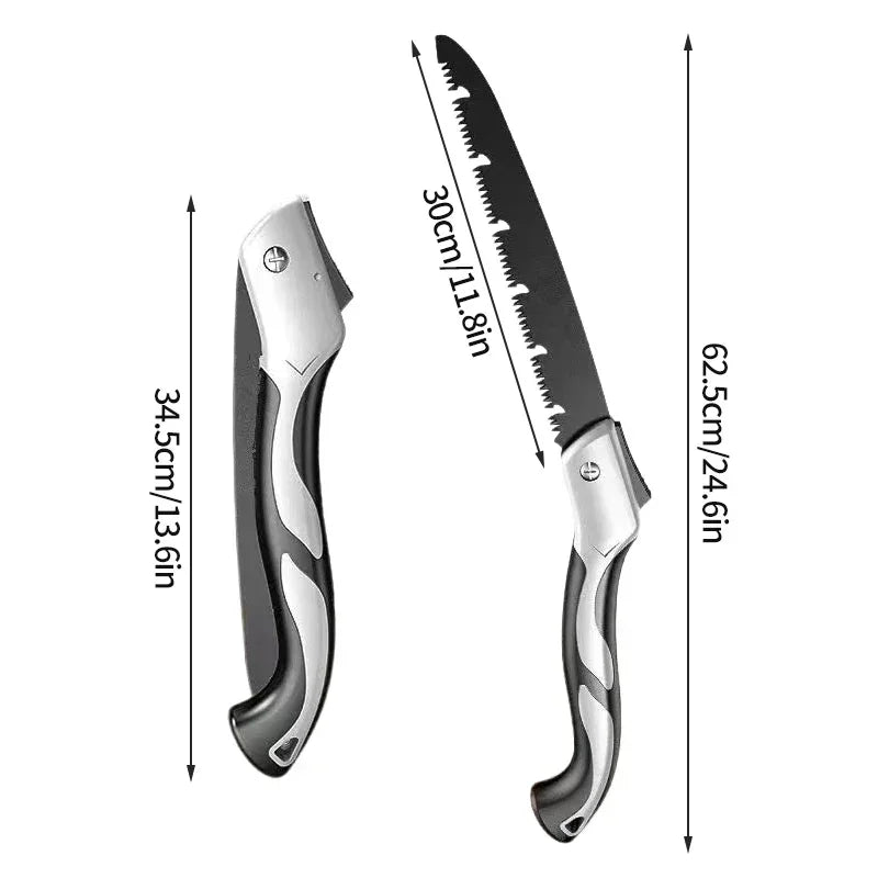Folding Hand Saw – Portable Pruning & Wood Cutting Tool for Outdoors
