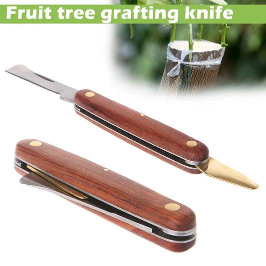 Foldable Grafting Knife – Stainless Steel Garden Pruning Cutter Tool