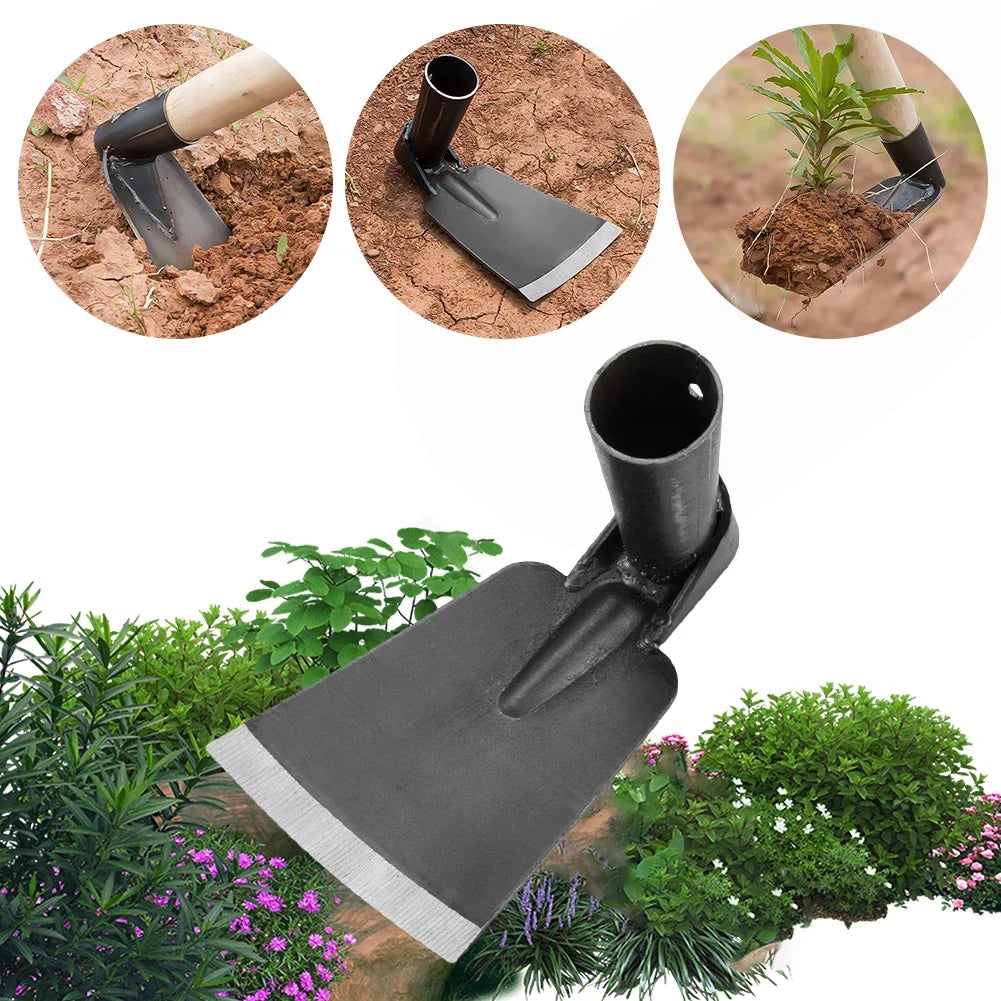 Durable Small Hoe for Soil Digging and Weeding – Manganese Steel Tool