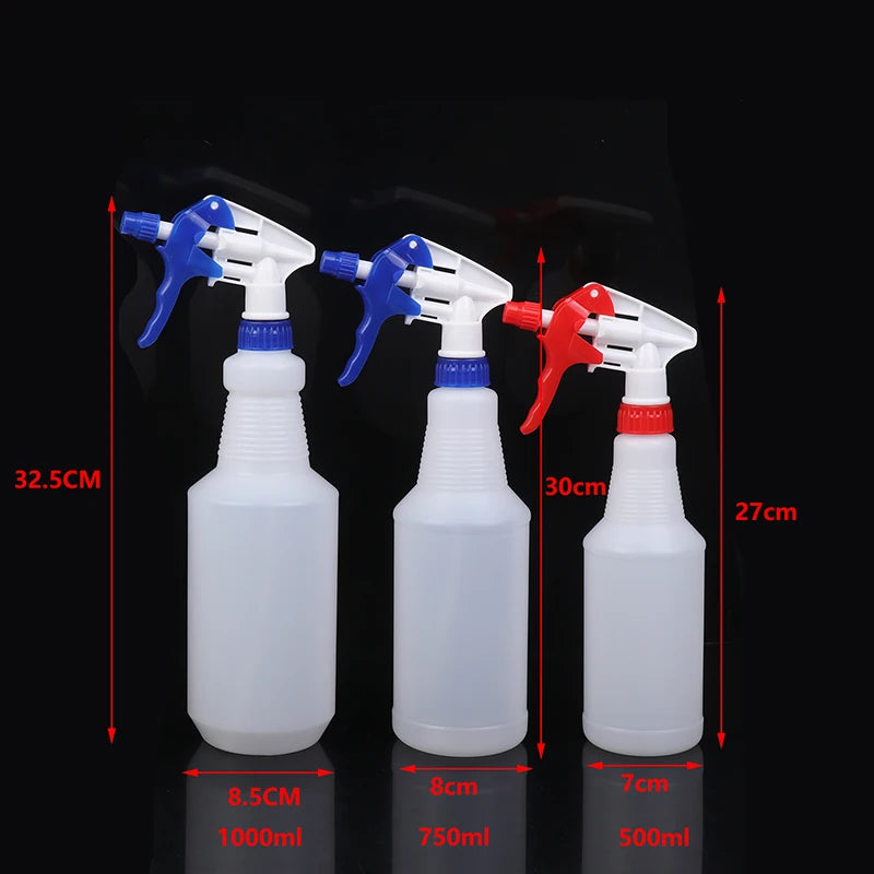 Transparent Refillable Spray Bottle – 500ml/750ml/1000ml Atomizer