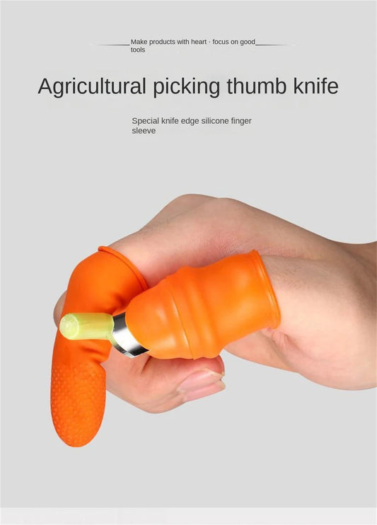 Thumb Cutter Tool – Garden Harvesting & Kitchen Finger Blade Shears