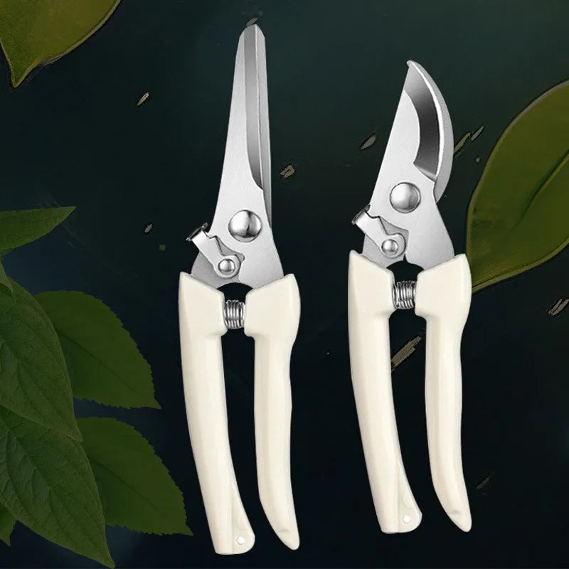 Stainless Steel Garden Shears Set for Pruning & Fruit Picking