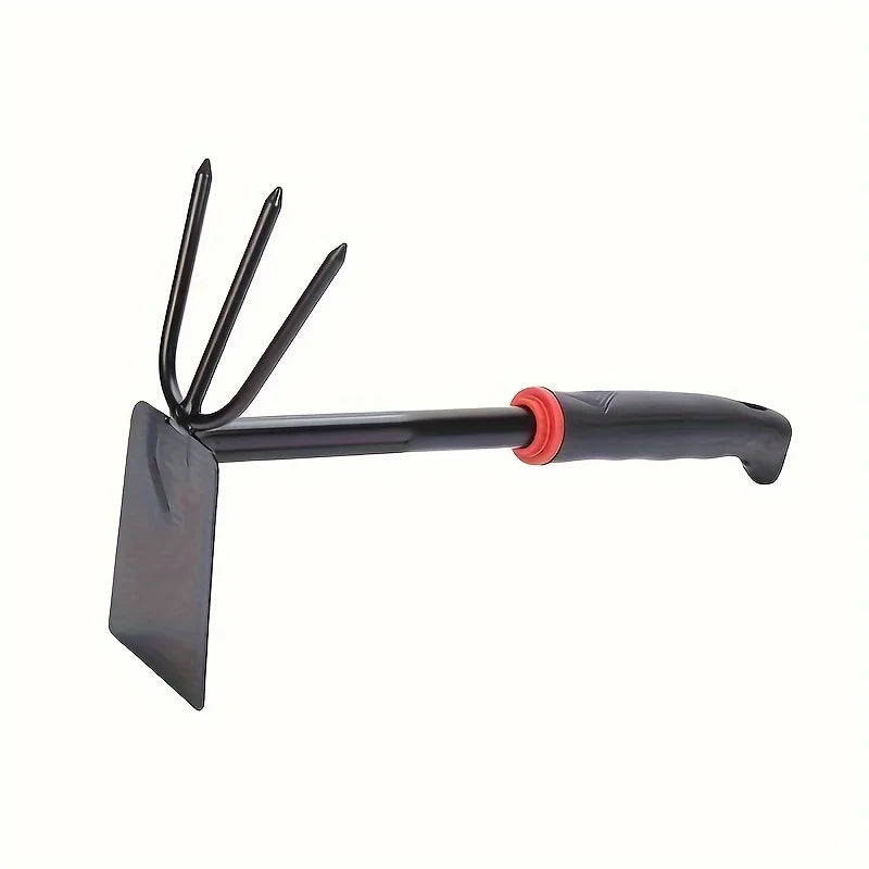 3PCS Garden Hand Tool Set – Shovel, Rake & Tiller for Digging & Weeding