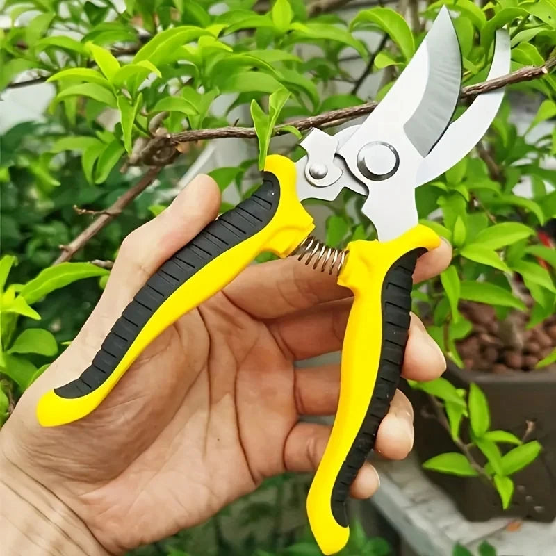 Heavy-Duty Garden Pruning Shears for Tree & Branch Trimming