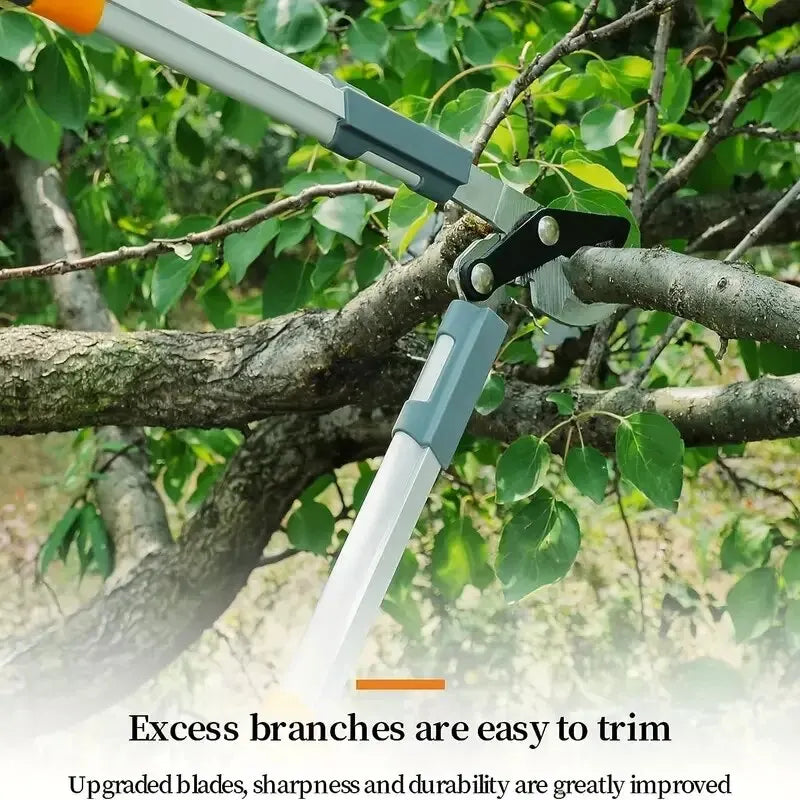 17.72" Bypass Loppers – Gear-Driven SK5 Blade, Cuts 30mm+ Branches