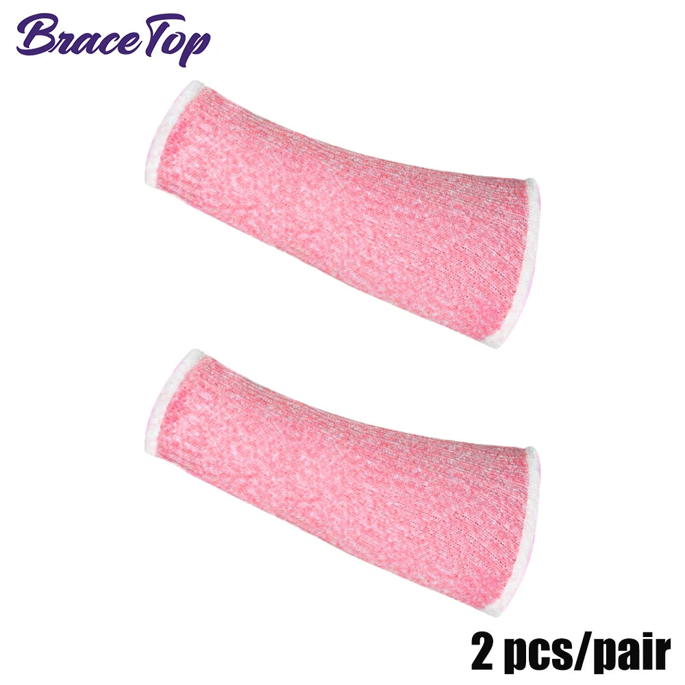 BraceTop Cut & Heat Resistant Arm Sleeves for Cooking & Gardening