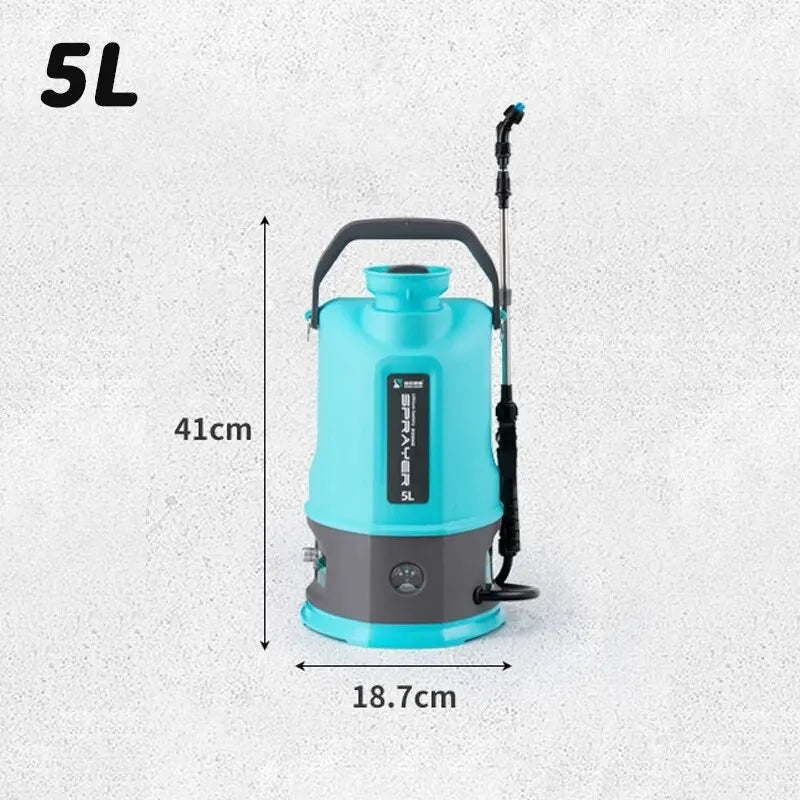 5L/8L/10L Rechargeable Electric Sprayer — High-Pressure Atomizer for Garden & Agricultural Use