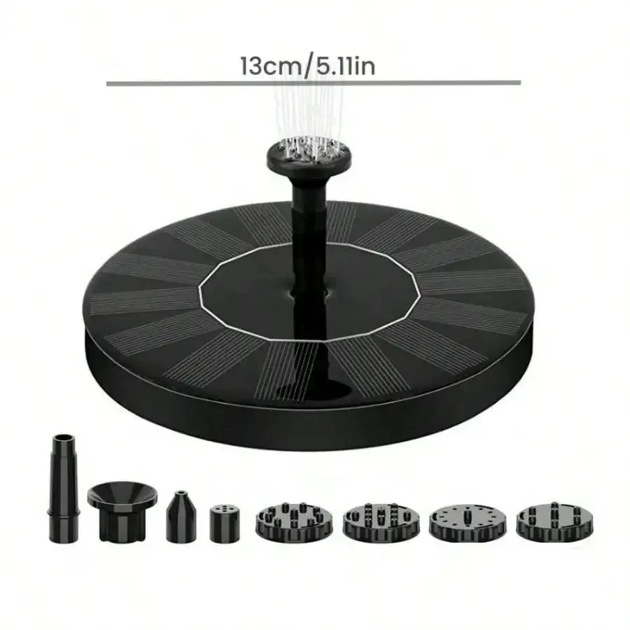 Solar Water Fountain – Mini Solar Powered Pump for Pools, Ponds, Bird Baths & Garden Decor