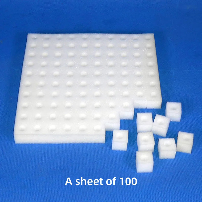 100pcs Hydroponic Seedling Sponge – Soilless Plant Starter Plugs