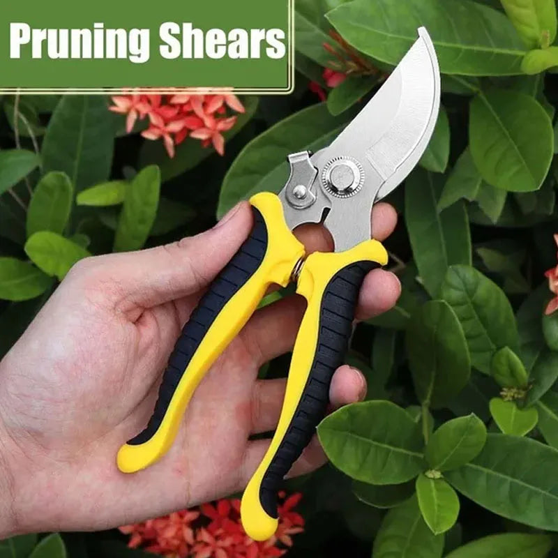Stainless Steel Garden Pruning Shears – Tree Trimmer & Branch Cutter