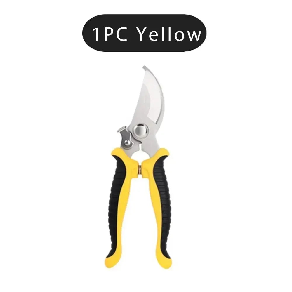 JIXIU Bypass Pruning Shears – Sharp Stainless Steel Garden Scissors