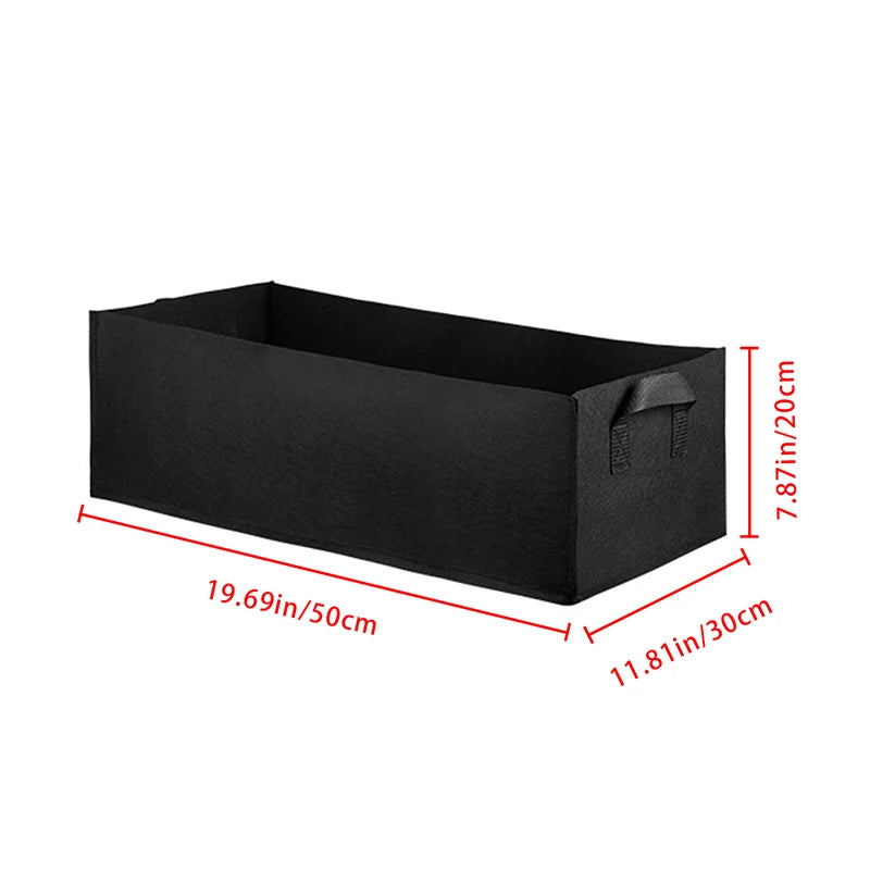 Felt Raised Garden Bed – Reusable Grow Bags for Plants & Vegetables