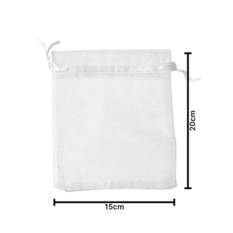 1–100pcs Green Fruit Protection Mesh Bags – Anti-Bird & Pest Netting