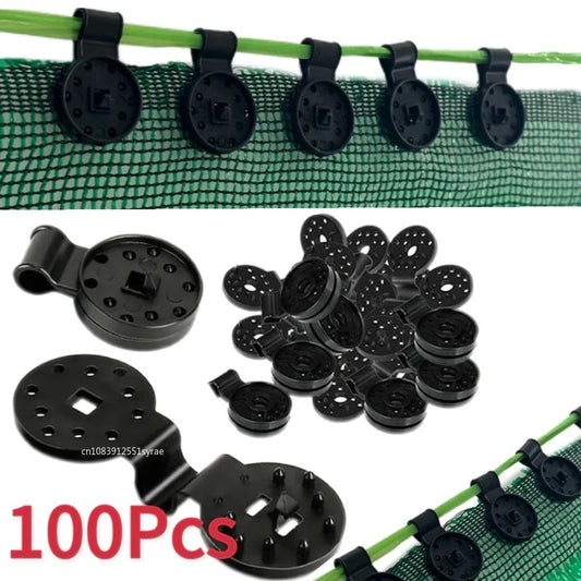 5–100pcs Shade Cloth Clips – Heavy-Duty Awning Net Fixing Clamps for Garden, Camping, Fencing & Outdoor Covers