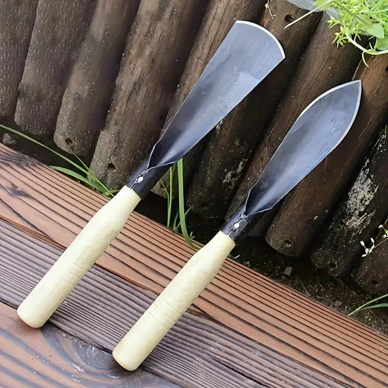 2PCS Metal Garden Trowels – Hand Shovels for Planting & Weeding
