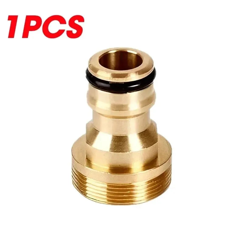 1/2/5PCS Brass Universal Tap Adapter – Faucet to Garden Hose Connector, Easy Install