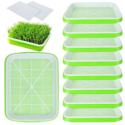 Hydroponic Sprouting Tray – 2-Layer Plastic Microgreens Grower