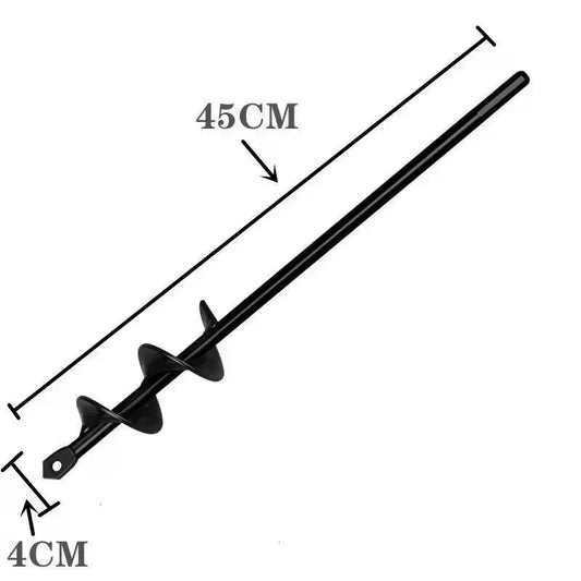 Metal Spiral Drill Bit for Gardening – High-Strength Auger for Planting, Digging & Soil Loosening