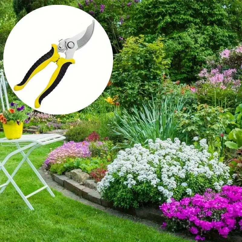 Stainless Steel Garden Pruning Shears – Tree Trimmer & Branch Cutter
