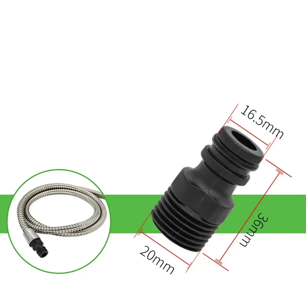 2/20PCS 1/2" BSP Threaded Tap Adapter — Quick Connect Garden Hose & Irrigation Pipe Fittings for Home Gardening