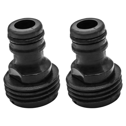 2PCS 3/4" Threaded Quick Connectors – Male Garden Hose Fittings for Water Pipes & Irrigation