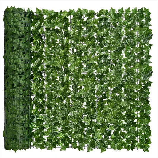 Artificial Ivy Privacy Fence – 50x200cm/1x3m Faux Leaf Screen Outdoor