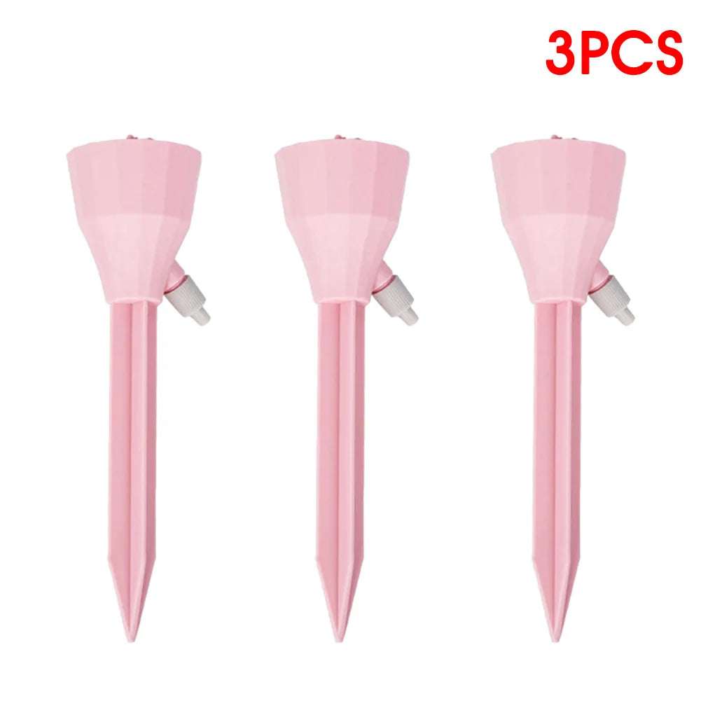 3Pcs Adjustable Self-Watering Spikes for Indoor & Outdoor Plants