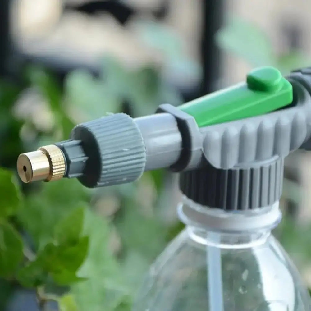 Adjustable Bottle Sprayer Nozzle – Manual Pressure Watering Tool