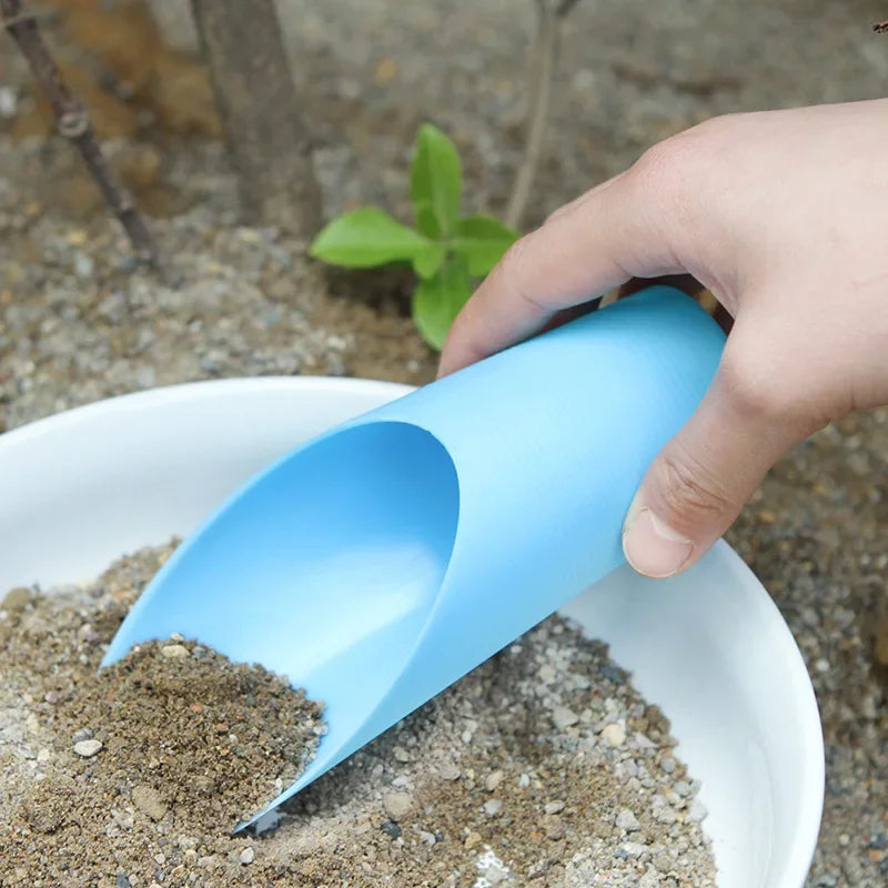 4-Piece Mini Garden Tool Set — Durable Plastic Shovels for Potted Plants & Succulents