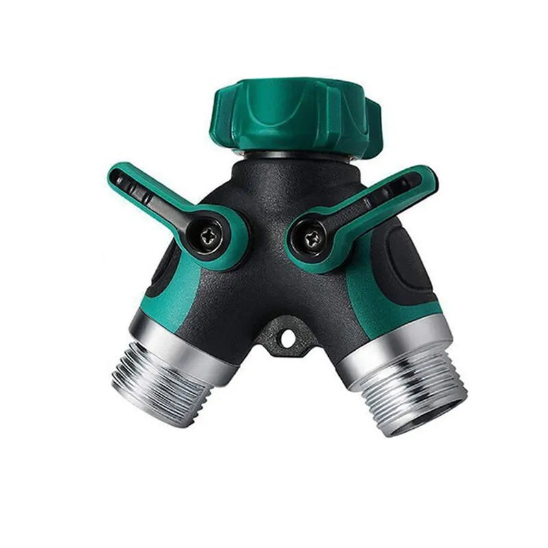 Y-Type Zinc Alloy Hose Splitter – 2-Way Faucet Diverter Connector