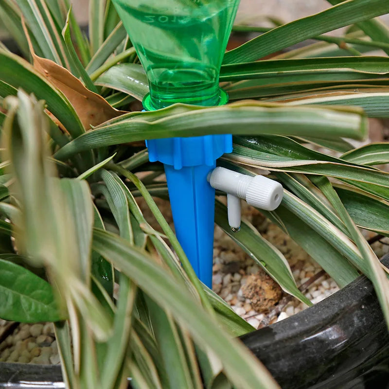 Adjustable Drip Irrigation Spikes Kit – Self-Watering System (3–12 Pcs)