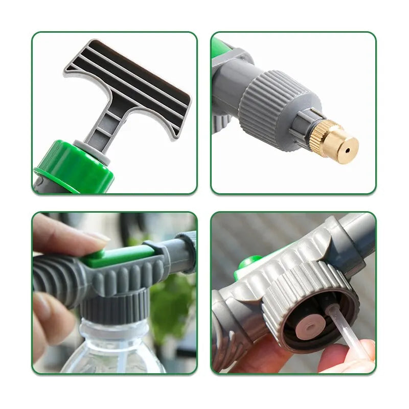 Adjustable Bottle Spray Nozzle – Atomizing Garden Watering Tool