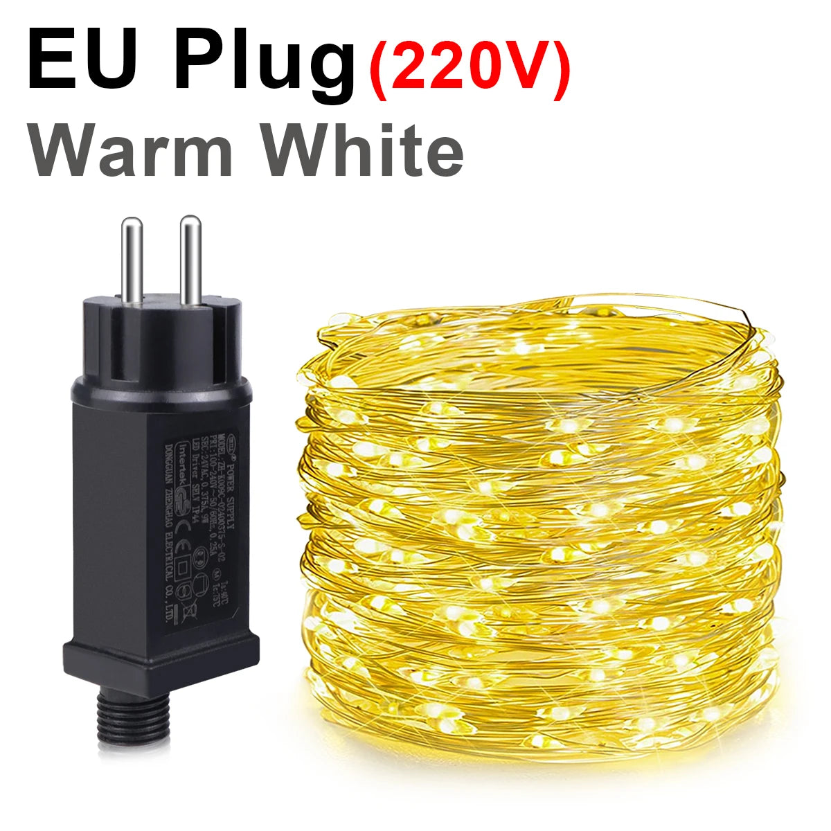 20M–100M LED String Lights – Waterproof Outdoor Copper Wire Fairy Lights for Garden, Wedding, Christmas & Patio Decor