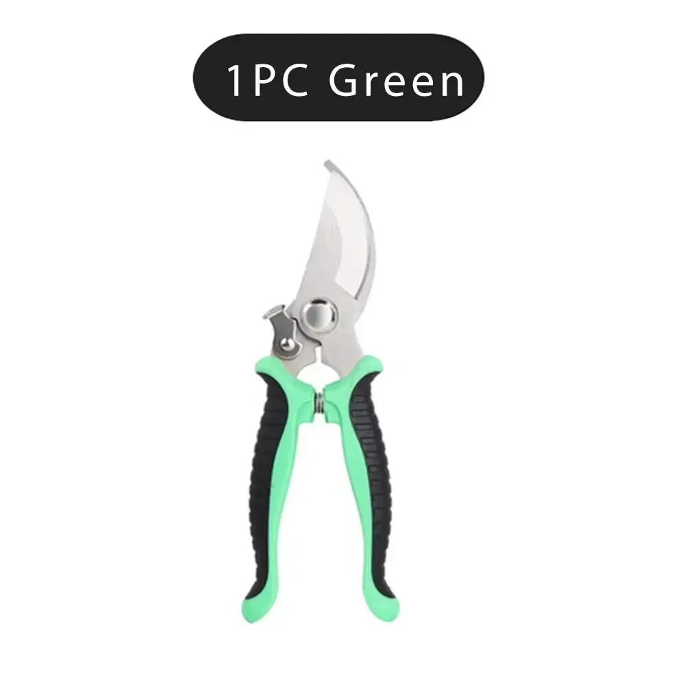 JIXIU Bypass Pruning Shears – Sharp Stainless Steel Garden Scissors