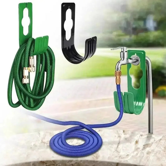 Portable Garden Hose Hook – Wall-Mounted Storage Rack for Expandable & Standard Hoses | Telescopic Hose Holder for Tap & Car Wash