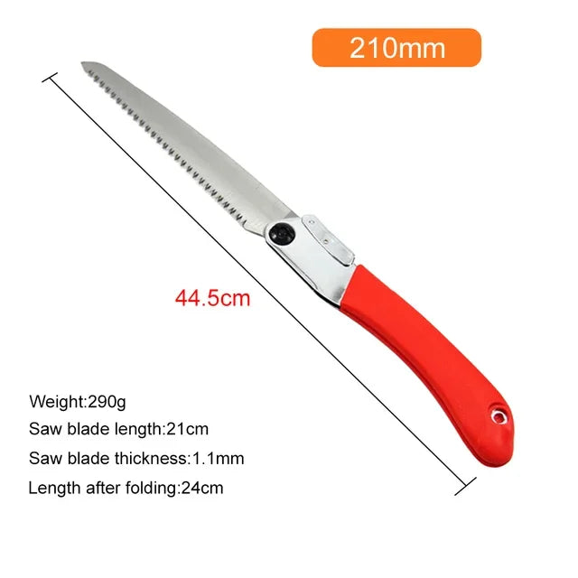 Foldable SK5 Hand Saw with Non-Slip Handle for Tree Pruning
