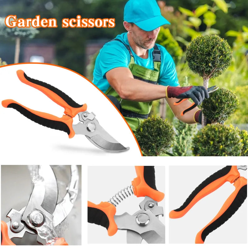 Professional Bypass Pruning Shears – Sharp Garden Tree Clippers
