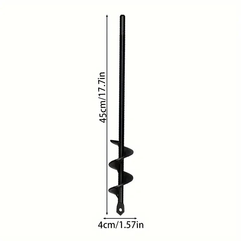 Garden Soil Auger Drill Bit – Handheld Earth Digging Tool for Planting