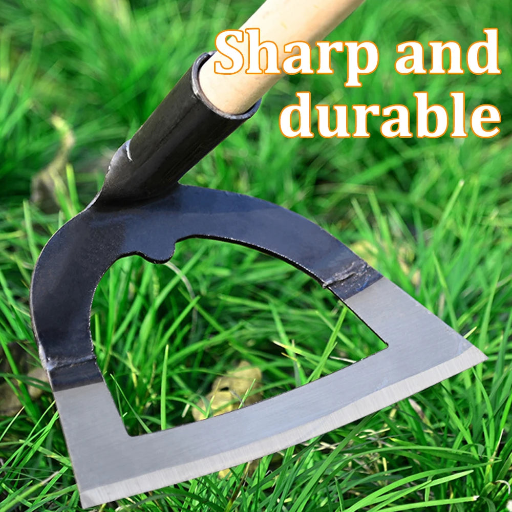 Handheld Hollow Hoe – Manganese Steel Weeding & Soil Loosening Tool