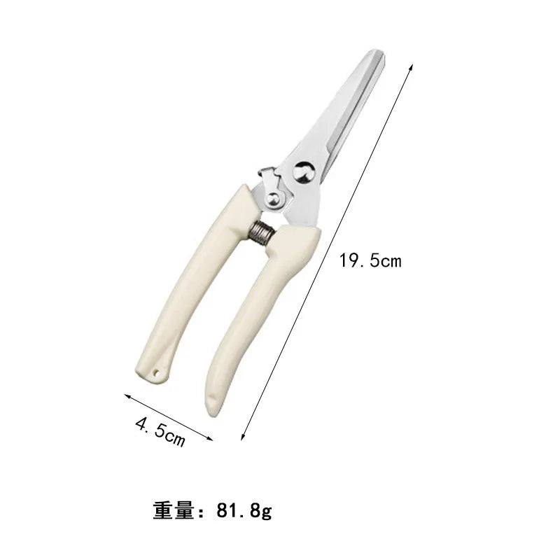 Stainless Steel Garden Shears Set for Pruning & Fruit Picking
