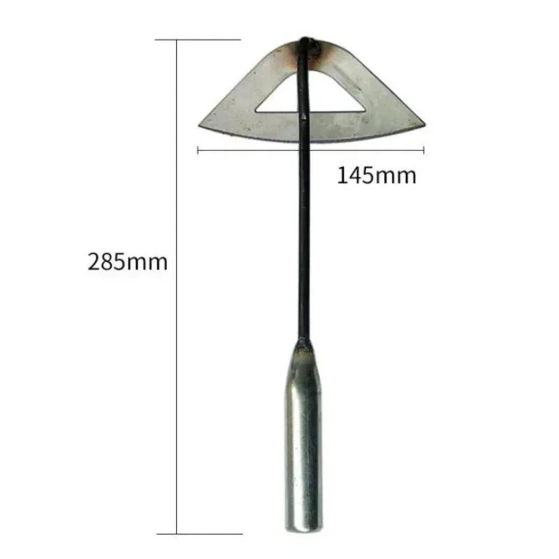 All-Steel Hollow Hoe – Handheld Weeding & Soil Loosening Tool