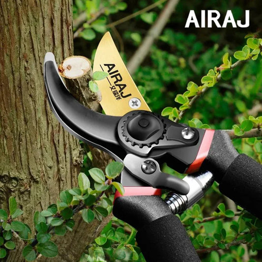 AIRAJ Heavy Duty Pruning Shears – Ultra Sharp Garden Hand Pruners