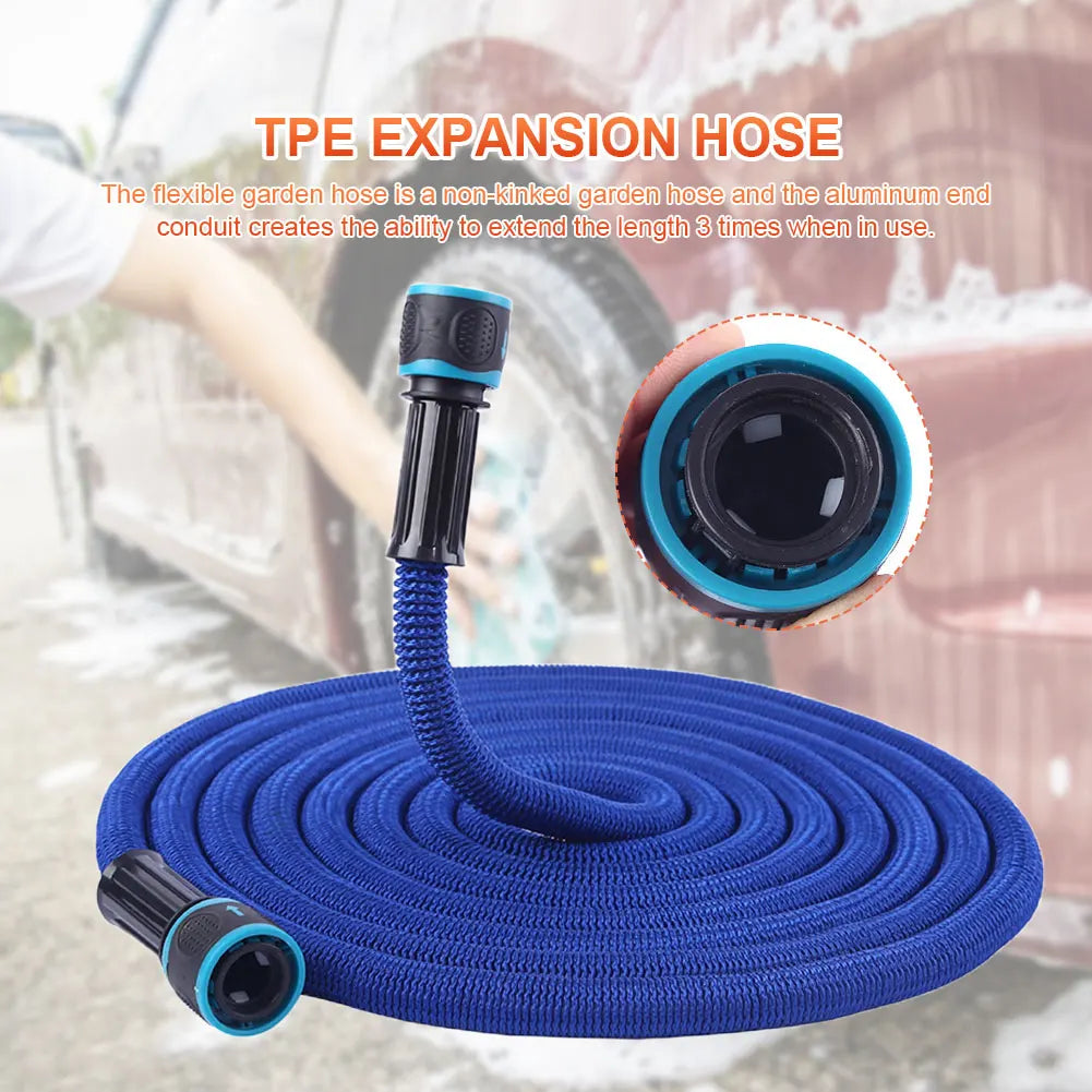 Expandable Magic Garden Hose with Quick Connector – 25ft to 100ft