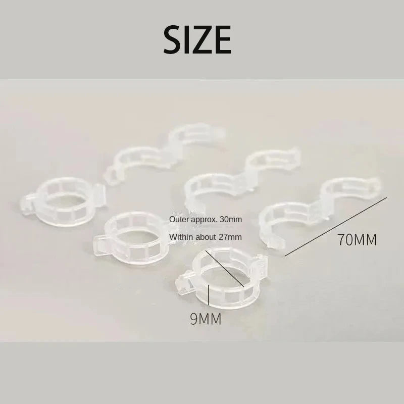 Reusable Plant Support Clips – Plastic Vine & Grafting Fixing Tools for Tomatoes & Vegetables (100-500PCS)