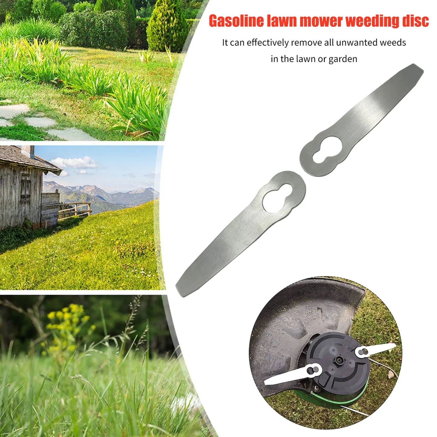 2/4PCS Replacement Blades for Stihl FSA 45/57 Grass Trimmer