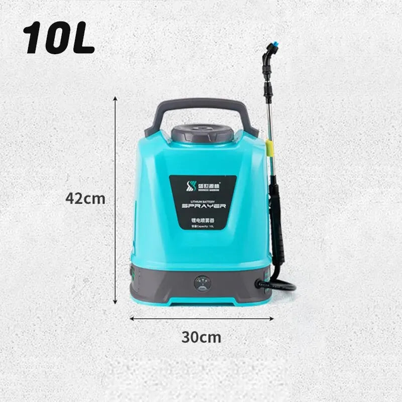 5L/8L/10L Rechargeable Electric Sprayer — High-Pressure Atomizer for Garden & Agricultural Use