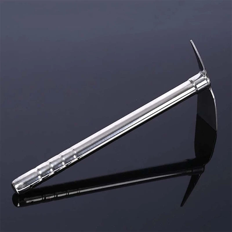 15" Stainless Steel Hand Rake – Multipurpose Garden & Weeding Tool