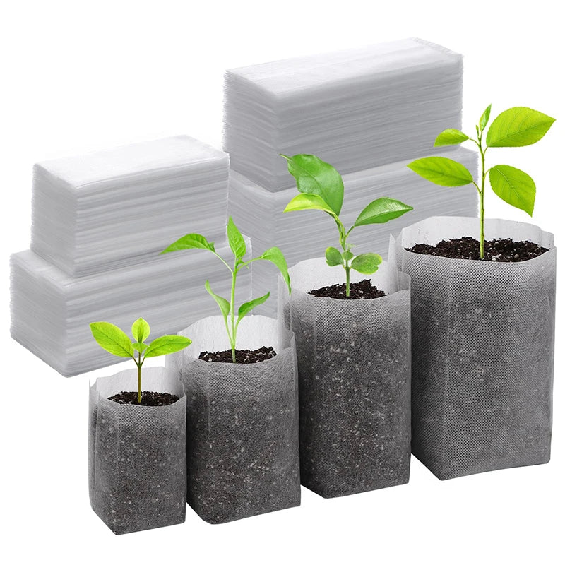 Biodegradable Fabric Seedling Grow Bags for Easy Transplanting