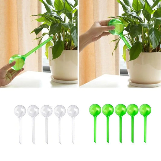 5pcs Self-Watering Globes – Automatic Water Feeders for Plants