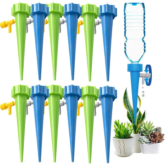 Adjustable Drip Irrigation Spikes Kit – Self-Watering System (3–12 Pcs)
